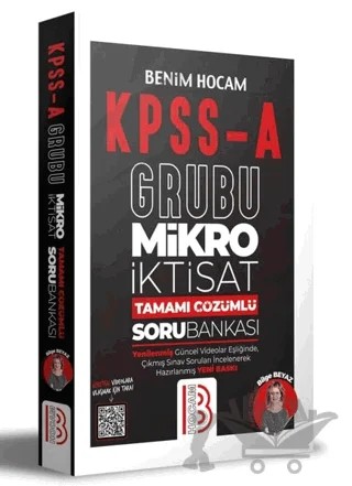 2022 KPSS A Mikro İktisat Tamamı Çözümlü Bankası – Bilge Beyaz – Benim Hocam Yayınları kitap kapağı