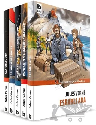 Bilim ve Teknoloji Dizisi (5 Kitap Takım) – Jules Verne – Bilgi Yayınevi kitap kapağı