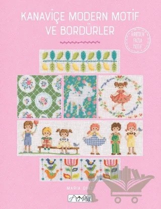 Kanaviçe Modern Motif ve Bordürler – Maria Diaz – Tuva Yayıncılık kitap kapağı