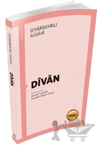 Divan (Osmanlıca Aslıyla Birlikte) – Diyarbekirli Nigahi – DBY Yayınları kitap kapağı
