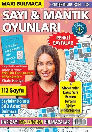 Maxi Sayı ve Mantık Oyunları 7 – Kolektif – Maxi Yayıncılık kitap kapağı