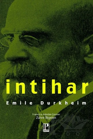 İntihar – Emile Durkheim – Pozitif Yayınları kitap kapağı