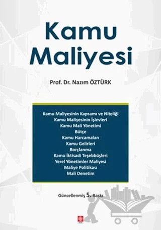 Kamu Maliyesi – Nazım Öztürk – Ekin Basım Yayın kitap kapağı