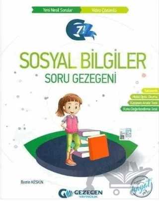 7. Sınıf Sosyal Bilgiler Soru Gezegeni – Berin Keskin – Gezegen Yayıncılık kitap kapağı