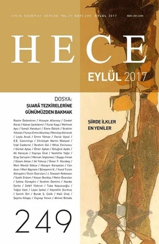 Hece Aylık Edebiyat Dergisi Sayı: 249 - Eylül 2017 – Hece Dergisi kitap kapağı