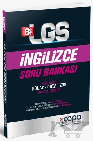 LGS İngilizce Soru Bankası – Kolektif – Çapa Yayınları kitap kapağı