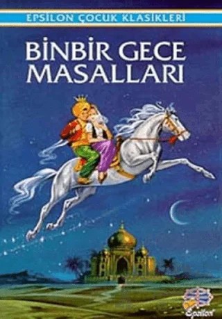Binbir Gece Masalları – Anonim – Epsilon Yayınevi kitap kapağı