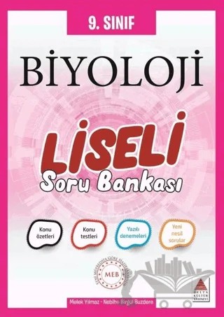 9. Sınıf Biyoloji Liseli Soru Bankası – Melek Yılmaz, Nebihe Birgül Buzdere – Delta Kültür Yayınevi kitap kapağı