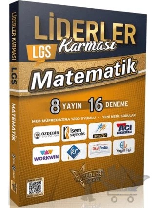 LGS Matematik Denemeleri 8 Yayın 16 Deneme – Kolektif – Liderler Karması Yayınları kitap kapağı