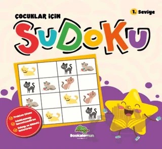 Çocuklar İçin Sudoku 1. Seviye – Kolektif – Bookalemun Yayınevi kitap kapağı