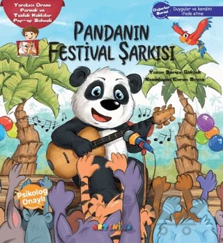 Pandanın Festival Şarkısı – Şerife Gökcek – Artenino Yayıncılık kitap kapağı