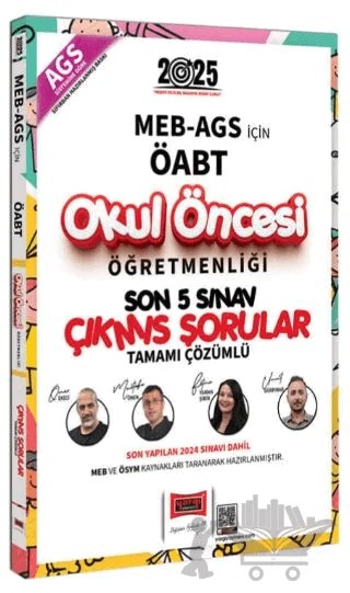 2025 MEB-AGS ÖABT Okul Öncesi Öğretmenliği Son 5 Sınav Çıkmış Sorular – Kollektif – Yargı Yayınevi kitap kapağı