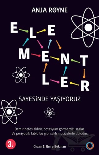 Elementler Sayesinde Yaşıyoruz – Anja Royne – Orenda kitap kapağı