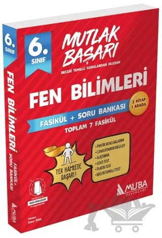 6. Sınıf Fen Bilimleri Fasiküller + Soru Bankası – Emre Özel – Muba Yayınları kitap kapağı