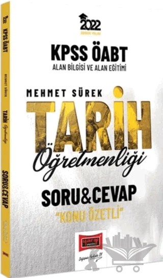 2022 KPSS ÖABT Tarih Öğretmenliği Soru Cevap – Mehmet Sürek – Yargı Yayınevi kitap kapağı