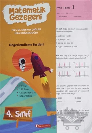 Matematik Gezegeni Değerlendirme Testleri – Mehmet Çağlar, Ülkü Doğancıoğlu – ODTÜ Geliştirme Vakfı Yayıncılık kitap kapağı
