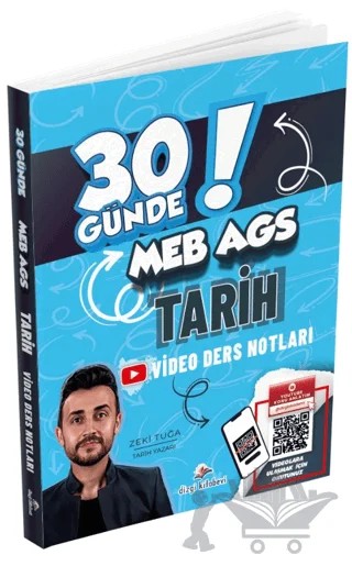 2026 MEB AGS 30 Günde Tarih Video Ders Notları – Zeki Tuğa – Dizgi Kitap kitap kapağı