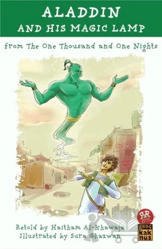 Aladdin And His Magic Lamp – Haitham Al-Khawaja – Kaknüs Genç kitap kapağı