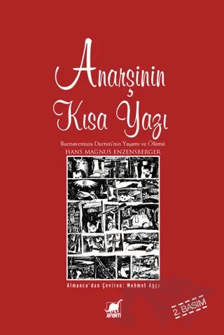 Anarşinin Kısa Yazı – Hans Magnus Enzensberger – Ayrıntı Yayınları kitap kapağı