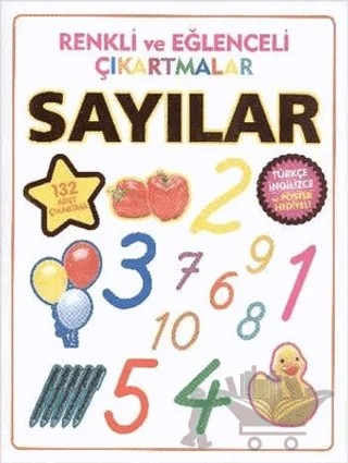 Renkli ve Eğlenceli Çıkartmalar - Sayılar (Numbers) – Kolektif – Parıltı Yayınları kitap kapağı