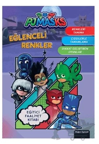 Pjmasks - Eğlenceli Renkler – Kolektif – Doğan Egmont Yayıncılık kitap kapağı