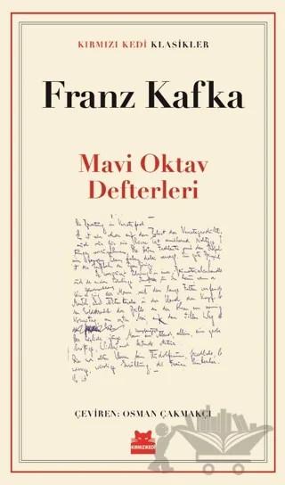 Mavi Oktav Defterleri – Franz Kafka – Kırmızı Kedi Yayınevi kitap kapağı