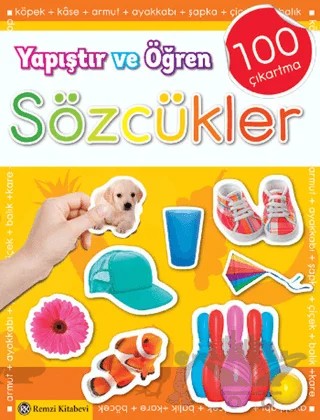 Yapıştır ve Öğren Sözcükler – Kolektif – Remzi Kitabevi kitap kapağı