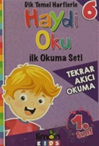 Dik Temel Harflerle Haydi Oku 6 – Kolektif – limonKIDS kitap kapağı