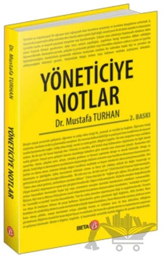 Yöneticiye Notlar – Mustafa Turhan – Beta Yayınevi kitap kapağı