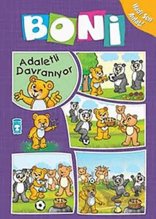 Boni Adaletli Davranıyor – Kolektif – Timaş Çocuk kitap kapağı