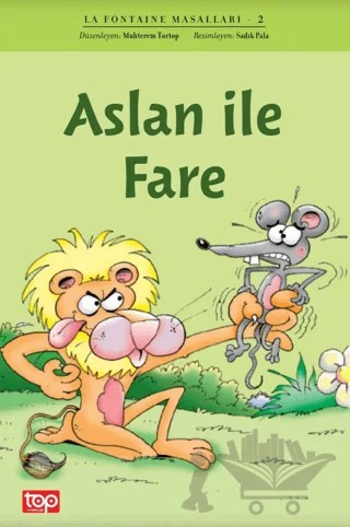 La Fontaine Masalları - Aslan ile Fare – Kolektif – Top Yayıncılık kitap kapağı