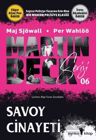 Savoy Cinayeti - Martin Beck Serisi 6 – Maj Sjöwall, Per Wahlöö – Ayrıksı Kitap kitap kapağı