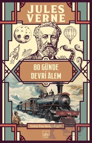 80 Günde Devri Alem – Jules Verne – İthaki Yayınları kitap kapağı