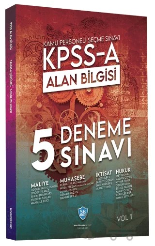 KPSS A Grubu Alan Bilgisi 5 Deneme Çözümlü – Kolektif – Sorubankası Net Yayınları kitap kapağı