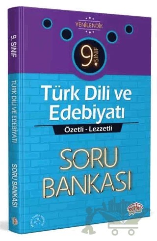9. Sınıf Türk Dili ve Edebiyatı Özetli Lezzetli Soru Bankası – Kolektif – Editör Yayınevi kitap kapağı