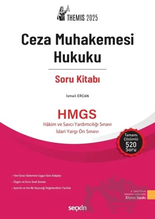 THEMIS - Ceza Muhakemesi Hukuku Soru Kitabı – İsmail Ercan – Seçkin Yayıncılık kitap kapağı