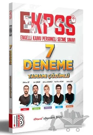 EKPSS Tamamı Çözümlü 7 Deneme – Anıl Şahin, Burkay Işık, Gökhan Öz, Şahnaz Eseroğlu, Yusuf Emre Aslan – Benim Hocam Yayınları kitap kapağı