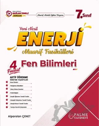 7. Sınıf Fen Bilimleri Enerji Yeni Nesil Maarif Fasikülleri – Palme Yayınları kitap kapağı