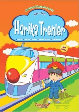 Harika Trenler - Mavi Seri – Kolektif – Yumurcak Yayınları kitap kapağı