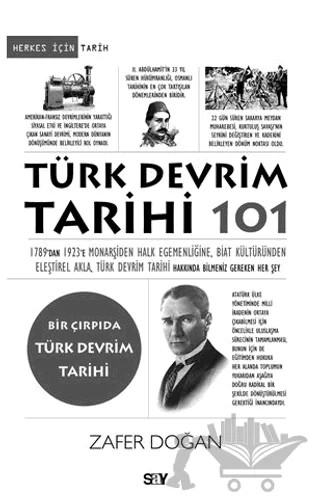 Türk Devrim Tarihi 101 – Zafer Doğan – Say Yayınları kitap kapağı