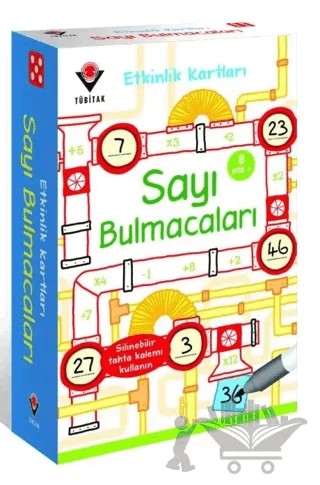Etkinlik Kartları Sayı Bulmacaları – Sarah Khan, Simon Tudhope – TÜBİTAK Yayınları kitap kapağı