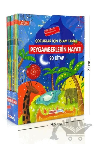 Peygamberlerin Hayatı (20 Kitap Kutulu Yeni Set, Kuşe) – A. Cude es-Sahhar, Seyyid Kutub – Kahraman Çocuk Kitapları kitap kapağı