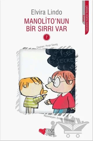 Manolito’nun Bir Sırrı Var – Elvira Lindo – Can Çocuk Yayınları kitap kapağı
