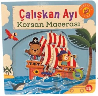 Çalışkan Ayı Korsan Macerası – Benji Davies – Büyülü Fener Yayınları kitap kapağı