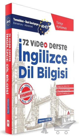 İngilizce Dil Bilgisi (72 Video Derste) – Osman Çetin – Delta Kültür Yayınevi kitap kapağı