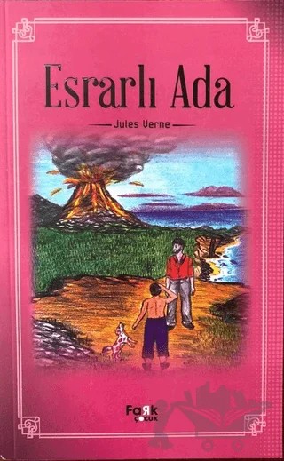 Esrarlı Ada – Jules Verne – Fark Yayınları kitap kapağı