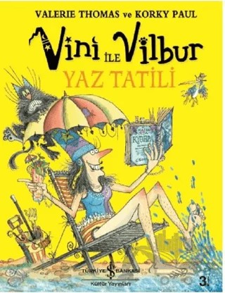 Vini ile Vilbur Yaz Tatili – Korky Paul, Valerie Thomas – İş Bankası Kültür Yayınları kitap kapağı