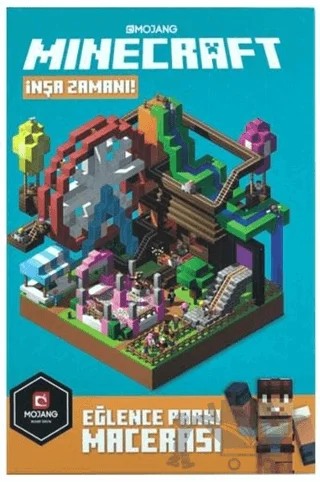 Minecraft İnşa Zamanı - Eğlence Parkı Macerası – Kolektif – Doğan Egmont Yayıncılık kitap kapağı