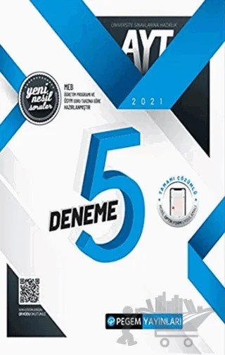 AYT Tamamı Çözümlü 5 Deneme – Kolektif – Pegem Akademi Yayıncılık kitap kapağı