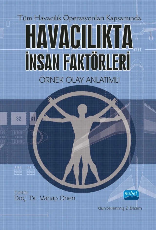 Havacılıkta İnsan Faktörleri – Vahap Önen, Z. Benan Böke, Ferhat Koçaslan, Ahmet Selim Süzer, Ayberk Tutkun, Serap Daş, Şebnem Tamer, Figen Altakriti, Ali Akbaba, Nil Konyalılar, Dilek Yalçın, Özgür Ergun, Gönül Akın, Ekrem Süzen, Gülnaz Karahan, Hadi Ercan, Cengiz Türkoğlu, Engin Aksüt, Eray Beceren, Ayça Mumkule Erşipal, Jülide – Nobel Akademik Yayıncılık kitap kapağı